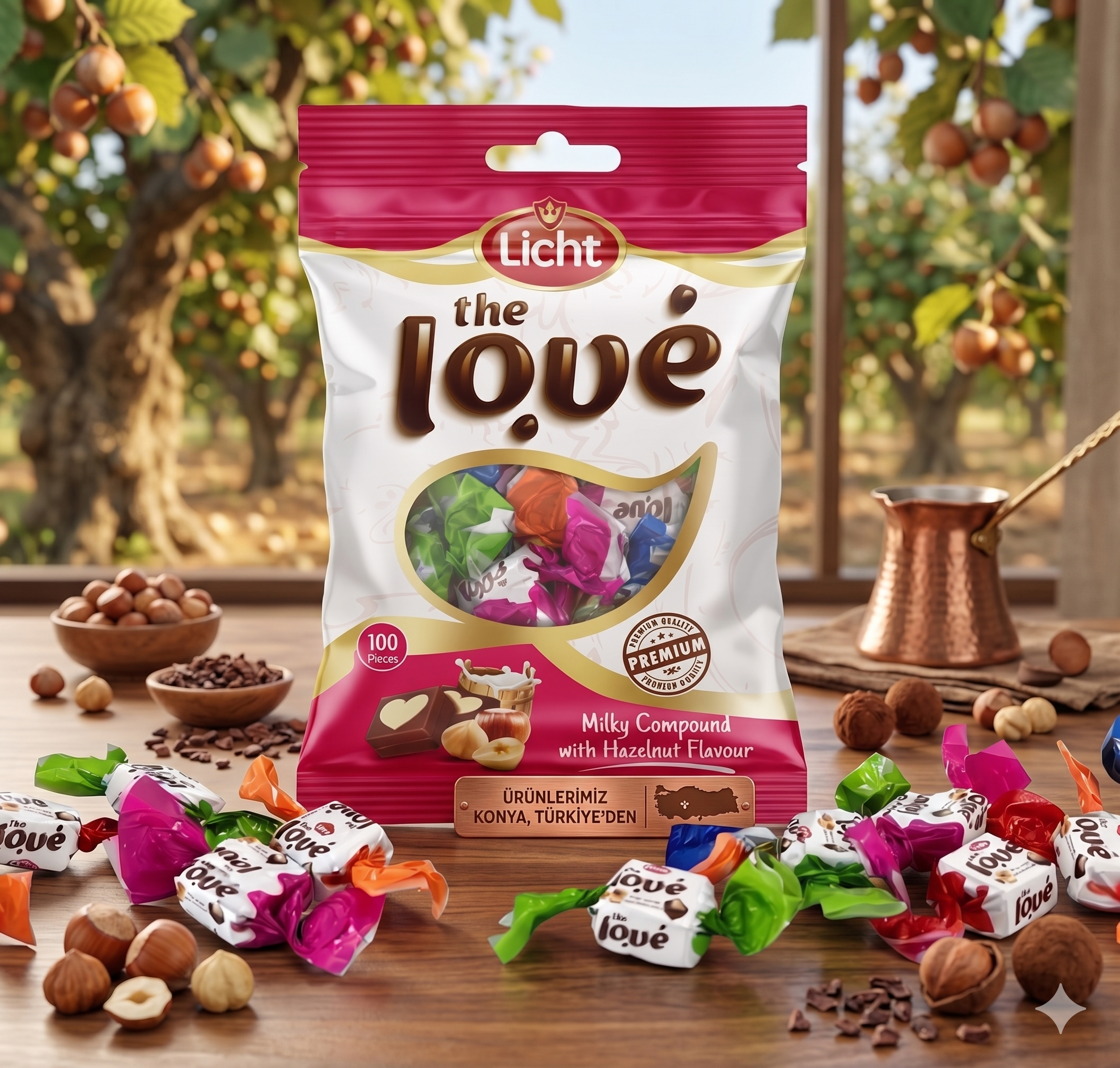 Rothe Licht the Love Double Twist Chocolate — gallery 1